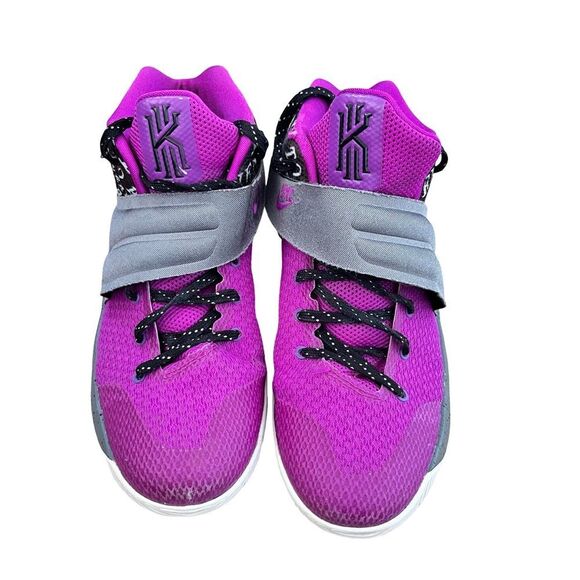 Nike Kyrie 2 NikeID Black/Gray Purple Basketball J.B.Y Sneakers - Picture 2 of 15